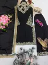 Ssc 730 Heavy Chinon Silk Embroidery Work Plazzo Suits